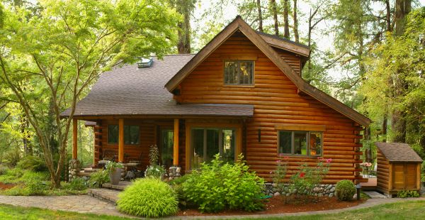 Log Home Exterior Cleaning Service