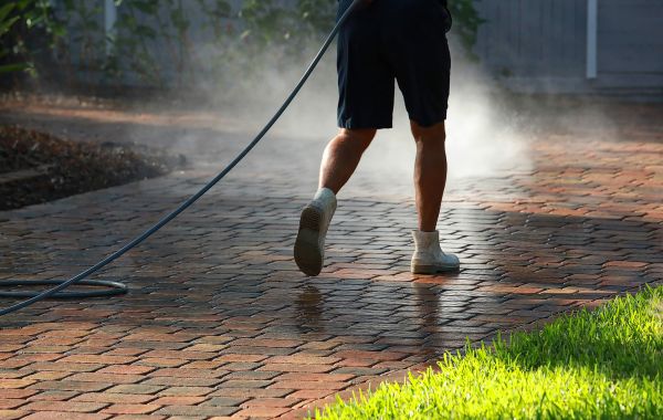 Garage Driveway Cleaning