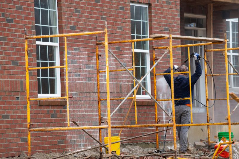 Brick Facade Cleaning